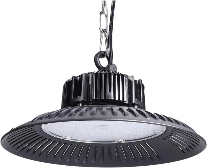 KBELL200W - LUMINARIA HI-BAY 200W 6500K 20,000lm 85-265V COLOR NEGRO