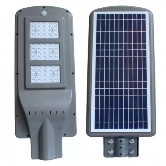 SOLARLED60W - LUMINARIA SOLAR LED ALL IN ONE 60W 6500K GRIS OSCURO