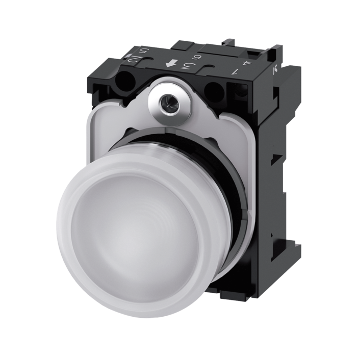 3SU1153-6AA40-1AA0 - LAMPARA DE SENALIZACION 22MM CON SOPORTE MODULO LED INTEGRADO