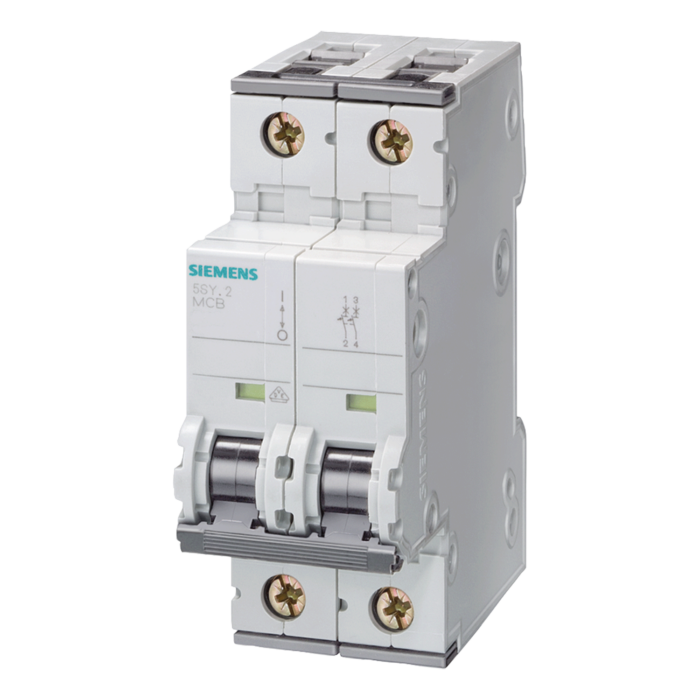 5SL6206-7CC - INTERRUPTOR TMMG PARA RIEL 2X6AMP 400V 6KA