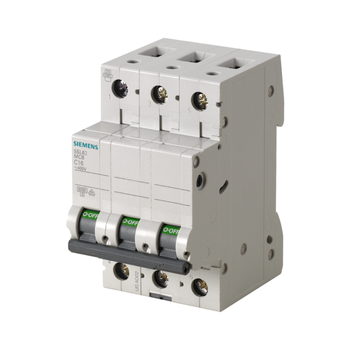 5SL6332-7CC - INTERRUPTOR TMMG. PARA RIEL 3x32 AMP 400V 6KA
