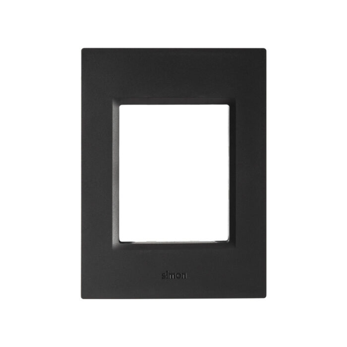 8202639-038 - PLACA DE 3 MODULOS COLOR GRAFITO CON CHASIS SERIE 82 PRISMA